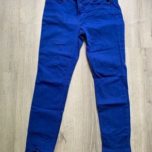 Pretty Blue Pants Stylus stretchy skinny jeans